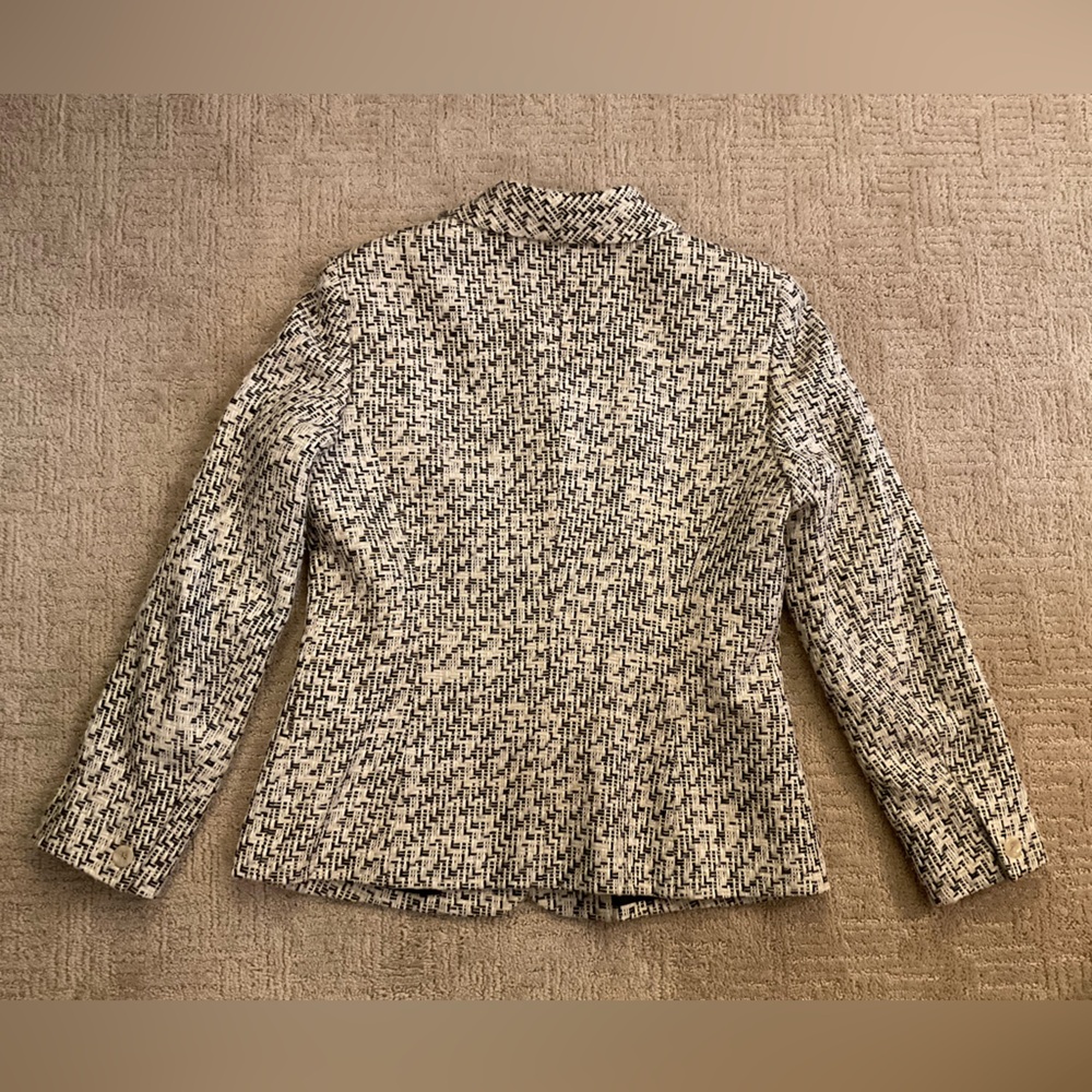 Vintage Talbots Women Blazer Tweed Lined Cotton/Silk Sz 8 M EUC Old Money Office - Picture 2 of 9